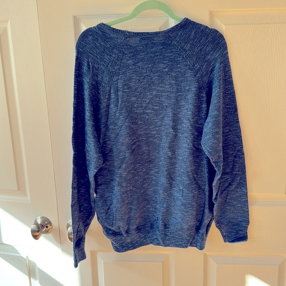 Peter Millar golf sweater cotton and cashmere blend - blue large - Picture 3 of 4